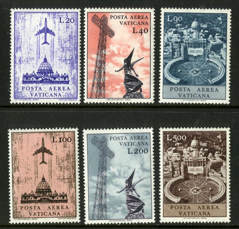 VATICAN C47-C52 MNH SCV $1.50 BIN $0.90