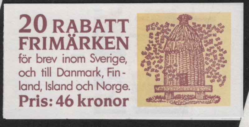 SWEDEN, 1828A, MNH, BOOKLET
