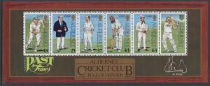 105a Alderney 1997 Cricket Club SS MNH