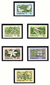 Tokelau Is 138-43 MNH 1987 Flora