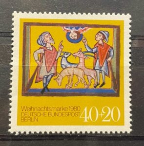 (135) BERLIN 1980 : Yv# 594 CHRISTMAS STAMP - MNH VF