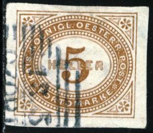 AUSTRIA - SC #J14 - USED - 1900 - Austria371