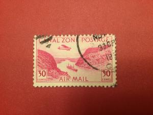 US Canal Zone C12 VF  Used