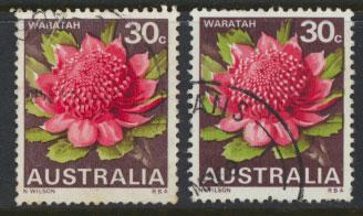 SG 425 and SG 425b Fine Used Type I & Type II  Waratah State Flowers 