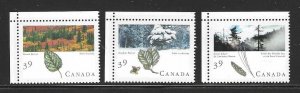 Canada 1283-1285 Short set  MNH  SCV$1.95