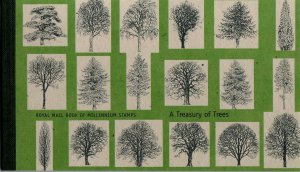 GB (DX26) - 2000 PRESTIGE STAMP BOOK, A TREASURY OF TREES