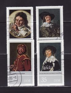 Germany DDR 2132-2135 Set U Art, Frans Hals Paintings