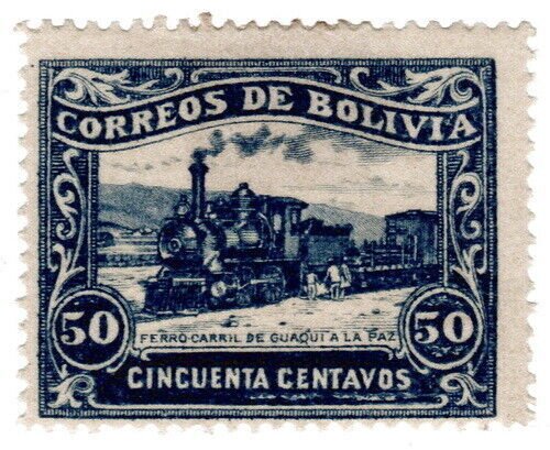 (I.B) Bolivia Postal : Pictorial Series 50c (unissued)