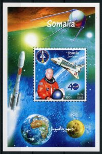 Somalia Space Stamps 1999 MNH John Glenn NASA Famous People 1v M/S