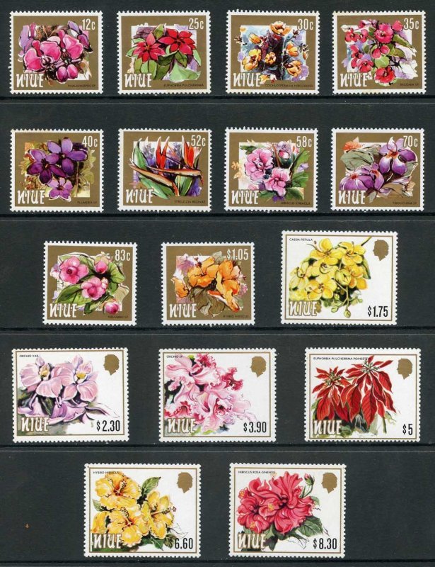 Niue SG527/42 1984 Flowers Set U/M (some light toning) 