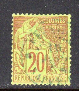 French Colonies #52 Used G62