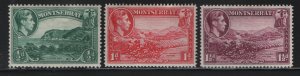 MONTSERRAT, 92-94,  MINT HINGED SET