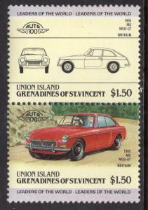 St Vincent Grenadines Union Island 158 Cars MNH VF