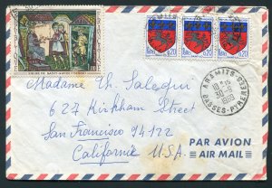 1969 France to San Francisco, California USA