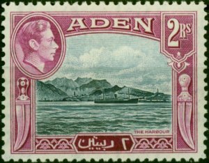 Aden 1939 2R Deep Blue & Magenta SG25 Fine MM