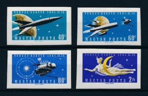 [96956] Hungary 1961 Space Travel Weltraum Imperf. MNH