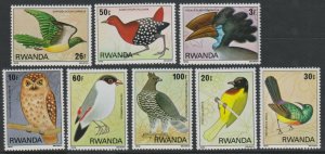 1980 Rwanda 1019-1026 Birds 10,00 €