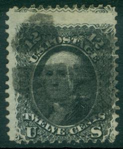 EDW1949SELL : USA 1868 Scott #90 Used. Sound stamp. PSAG Certificate. Cat $400.