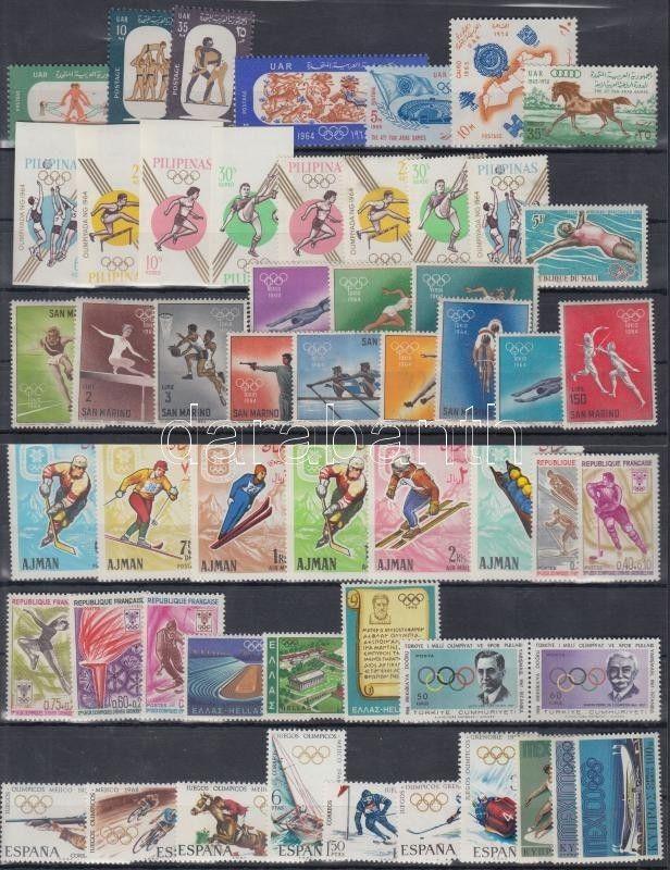 Thematic lot stamp 1964-1967 Olympics motive 3 block + 17 sets MNH 1964WS176672