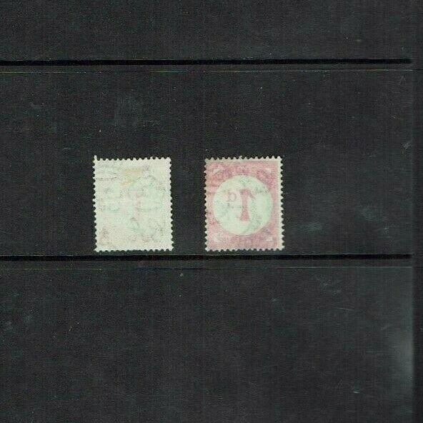 Basutoland: 1932-52, Postage due 1d in both listed shades of red SG D1/1a, used