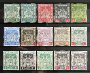 MALAYA KELANTAN 1911-28 DEFINITIVES 15V Mint M3191