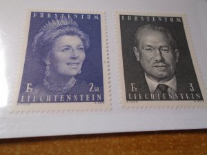 Liechtenstein  #  472-73  MNH