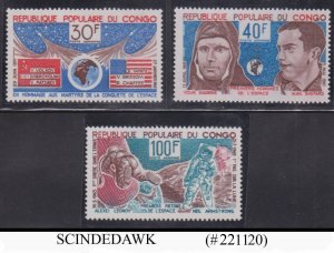 CONGO - 1974 SPACE EXPLORATION - 3V - MINT NH