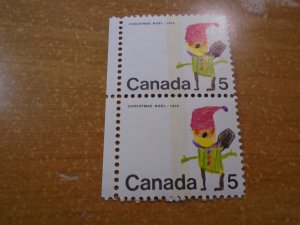 Canada # 519p Vertical  identical pair   MNH