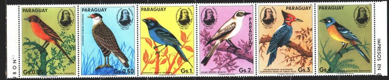 Paraguay. 1983. 3668-73 from the series. Birds, fauna. MNH.