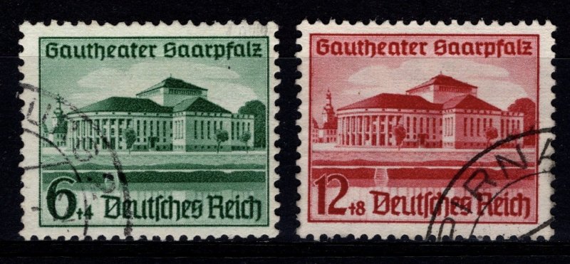Germany 1938 Opening of Gautheater & Hitler Culture Fund, Set [Used]