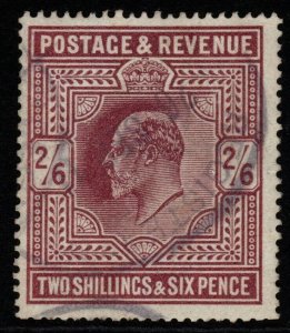 GB SG316 1911-3 2/6 DULL REDDISH PURPLE USED