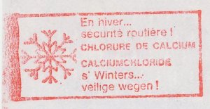 Meter cut Belgium 1989 Winter - Snow crystal