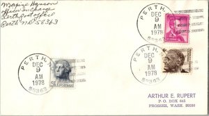 United States North Dakota Perth 58363 1978 4-bar  1973-2003  Philatelic.