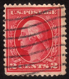 1912, US, 2c, George Washington, Used, Sc 406