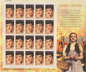 Scott 4077 - Judy Garland. Sheet Of 20.  MNH. OG.  #02 4077sh20