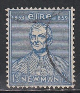 Ireland # 154, Cardinal Newman, Used, 1/3 Cat.