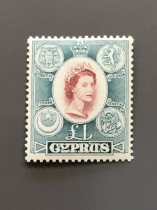 Cyprus 182 VF MLH. Scott $ 30.00