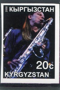 Kyrgyzstan 2000 PINK FLOYD Scott Page Stamp Imperforated Mint (NH)