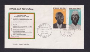 Senegal   #C70-C71   FDC  1969 presidents