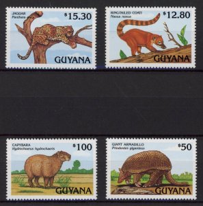[Hip2372] Guyana 1992 : Animals Good set very fine MNH stamps