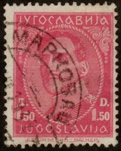 Yugoslavia 67 - Used - 1.50d King Alexander (Imprint) (1931)