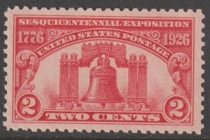 U.S.  Scott# 627 1926 Sesquicentennial XF/SUP MNH Jumbo