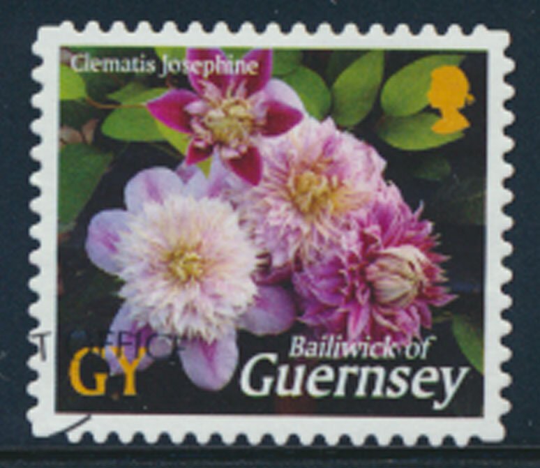Guernsey  SG 1021  SC# 821  Flowers  First Day of issue cancel see scan