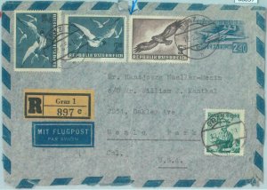 88857 - AUSTRIA - POSTAL HISTORY - Michel # 986 Stationery AEROGRAMME 1954 Birds