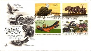 United States, First Day Cover, New York, Birds, Animals, Dinosaurs