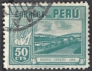 PERU #380, USED , 1938 - PERU098