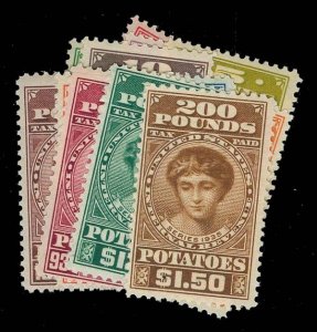 CIGARETTE & POTATO TAX RI1-13  Mint (ID # 81779)