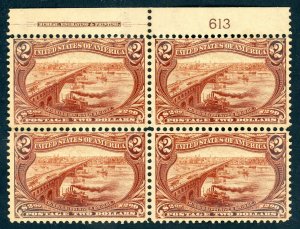 SCOTT #293 PLATE BLOCK 1 OF A FEW IN EXISTANCE VF-OG-LH W/ PF CERT AK 3/26/24