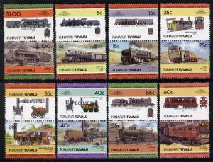 Tuvalu - Funafuti 1984 Locomotives #2 (Leaders of the Wor...