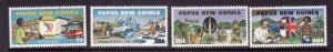 Papua New Guinea-Sc#512-15-unused NH set-UPU membership-Flags-1980-